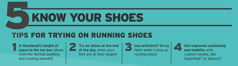 5. Know your shoes